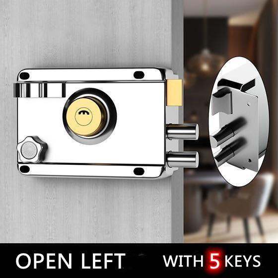 Household Indoor Stainless Steel Exterior Door Lock Lazada PH
