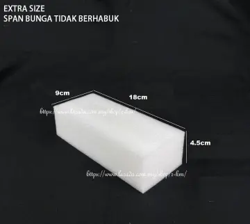 Dry Floral Foam Dry Sponge Dry Flower Foam Dry Span Bunga Kering Span Basah  Wet Foam Gubahan Bunga Ready Stock / 110 120