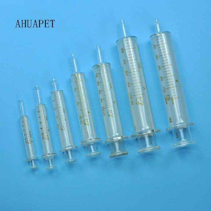 【JH】 Large Caliber Syringe Glass 100ml 20ml Enema Sausage Device Air