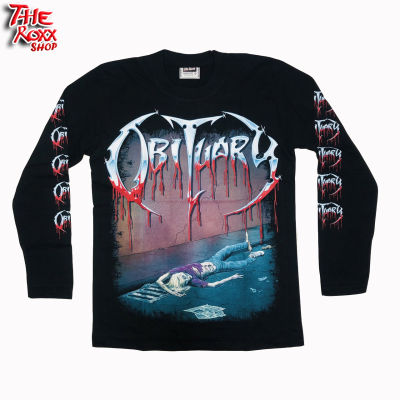 เสื้อวง Obituary SP-346  แขนยาว เสื้อวงดนตรี เสื้อวงร็อค เสื้อนักร้อง