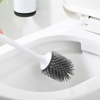 ชุดแปรงขัดห้องน้ำ Thicken Toilet Bowl Cleaner Brush And Holder Set For Bathroom (Wall-Mounted Pattern)