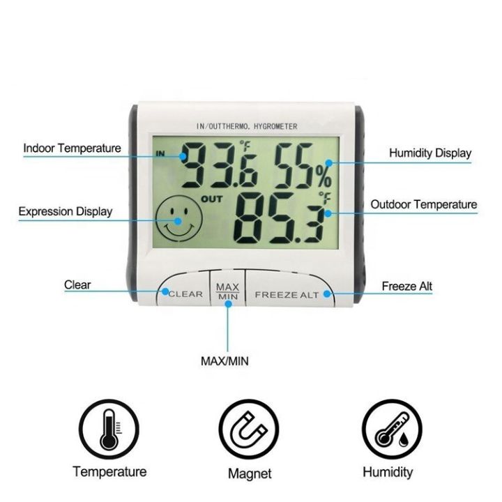thermometer-moisture-meter-digital-humidity-meter-dc103-เครื่องวัดความชื้นอากาศ-วัดอุณหภูมิ-ความชื้น-ห้อง-นอน-วัดความชื้นสัมพัทธ์-ความชื้นสมบูรณ์