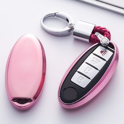 New TPU Car Key Case Auto Key Protection Cover For Nissan Infiniti QX50 Q50L Car Holder Shell Colorful Car-Styling Accessories
