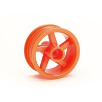 [ชุดแต่งรถบังคับ] TAMIYA 54914 OP.1914 T3-01 Front Wheel (Fluorescent Orange) ชุดแต่งทามิย่าแท้ rc