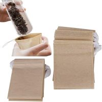 600 Pcs Disposable Filter for Loose TeaDrawstring Teawith Unbleached Paper