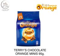 Terrys Chocolate Orange minis 95 กรัม(g.) เทอร์รี่ส์ ช็อกโกแลตแท่งรสส้ม มินิ นำเข้าจาก UK BBE : 28/03/2024