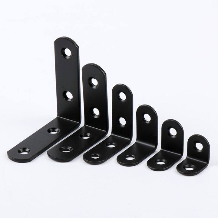 stainless-steel-black-corner-code-fixed-bracket-laminate-bracket-l-shape-straight-corner-code-triangle-bracket-black-corner-code