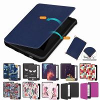 Smart Wake-Sleep Book Cover Case For PocketBook 617 628 627 LE/606/632 Plus Aqua/633 Color/616 Funda with Soft TPU Back Shell