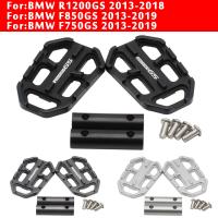 Nuoxinr ที่พักเท้าแบบกว้างของที่พักเท้าแป้นเหยียบอลูมิเนียม Cnc สำหรับ Bmw F750GS F850GS G310GS R1200GS สีดำ S1000XR