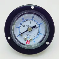 Y40-ZT 1.5 40mm 30psi panel pressure gauge 2kg/cm2 panel manometer PT1/8 back thread with front flange