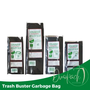 Trash Bag Per Roll, thick and strong for everyday use. Available in Small  Medium Large XL XXL sizes for Garbage Waste Disposal. Heavy Duty. Basura  Makapal.