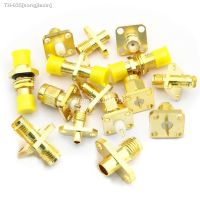 ❅卐♟ 2PCS SMA KF-JFD-KFD 2/4 Hole Flange Square Connector Rhombic Female Base Adapter Waterproof Ring