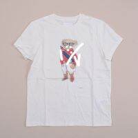 [Original] Ralphˉlaurenˉ RL013 Womens thin round neck slim fit short-sleeved T-shirt bear series