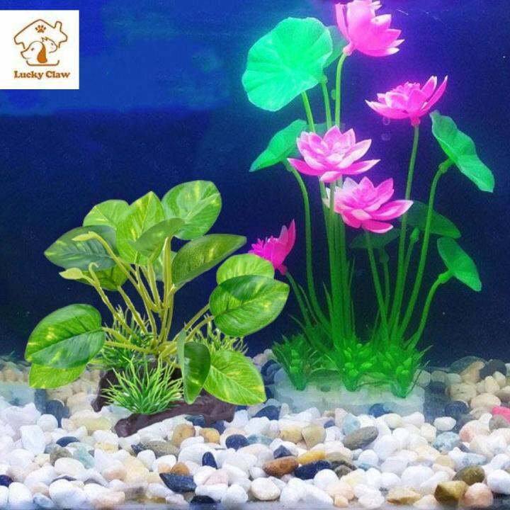 LUCKY CLAW Small Artificial Water Grass Simulation Plastic Underwater