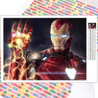 Diamond Painting Marvel Iron Man Avengers Endgame 5D Art DIY Hobby Mosaic Rhinestone Full Square Round Drill Mural Home Decor