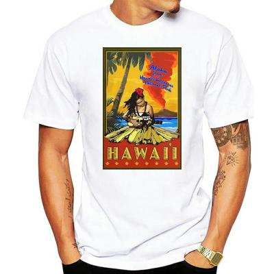 Hula And Ukulele Aloha From Hawaii Volcanoes National Park T-shirt Premium 100% cotton T-shirt