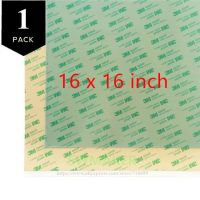 1 pack transparent PEI Sheet 16 x 16 inch ( i.e 400x400 mm ) 400*400mm 3D Printing Build Surface with 3M 468MP Adhesive Tape  Power Points  Switches S