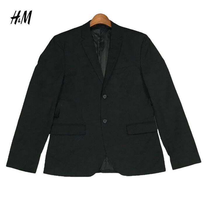 สูท H&M SIZE อก 42 ไหล่ 18 นิ้ว ยาวทั้งตัว 29 ยาวแขน 26 นิ้ว