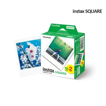 Fujifilm Instax Square Film White Marble. Instant Film. for Instax SQ1,  SQ20, SQ10, SQ6, Share SP-3 Printer, Lomoinstant Square. 