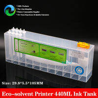 Eco-Solvent Printer 440Ml Ink Cartrodge 8 Outlets สำหรับ Sky-Color Allwin Xeda Sub Tank พร้อมเซ็นเซอร์