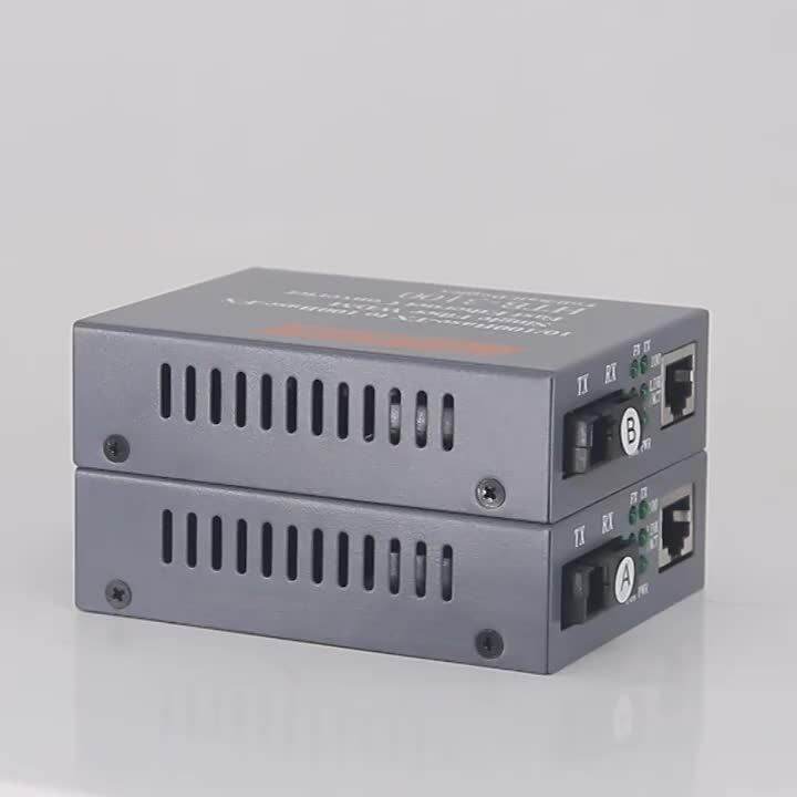 Htb Gs Ab Gigabit Fiber Optic Transceiver Netlink Single Mode Single Fiber Transceiver