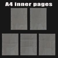 IFFVGX 10pcs A4 Binder Sleeves Photo Album Binders 1/2/4/6/9 Pockets Inner Pages Transparent Album Accessories Photocard Storage  Photo Albums