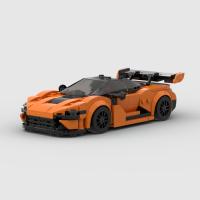 MOC McLaren 720S GT3 racing sports car Vehicle Speed Champion Racer Building Blocks Brick Creative Garage Toys for Boys Building Sets