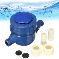 15mm Water Meter Water Flow Dry Table Set Rotor Type Cold Water Meter Counter Pointer Garden Home Water Gauge Measuring Tool