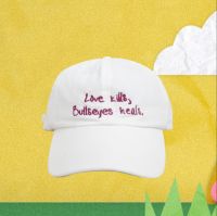 BULLSEYES-BE CAP หมวก สีขาว (unisex)