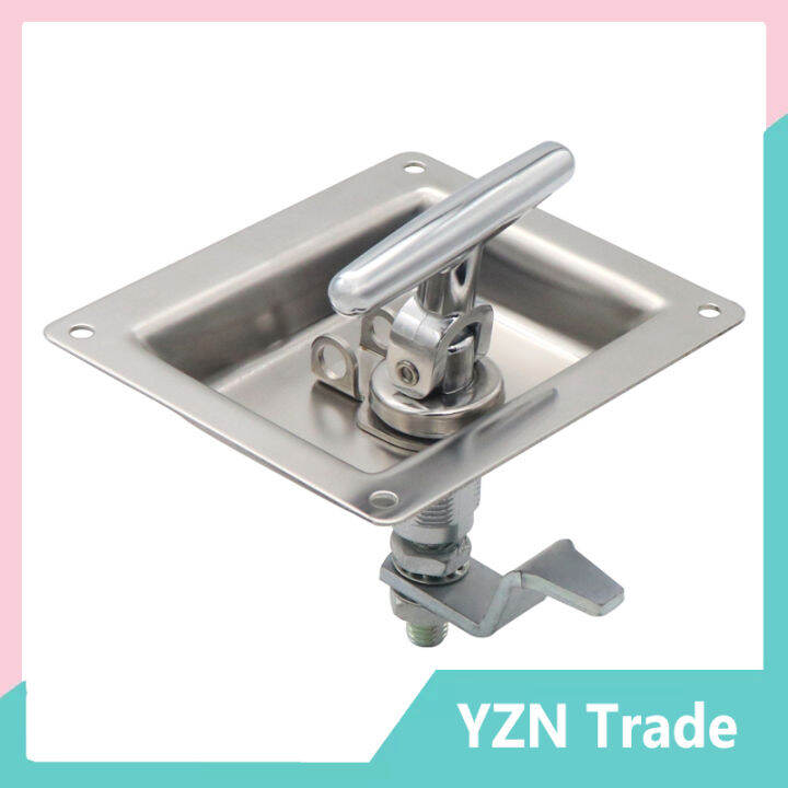 YZN【ready stock】Stainless Steel Box Latch Locks Tool Folding THandle
