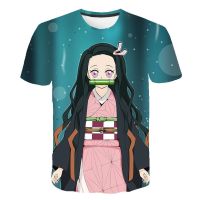 T SHIRT   Demon2023 killer blade character clothing boy clothing 3D printing Japanese T-shirt children animation shirt Harajuku