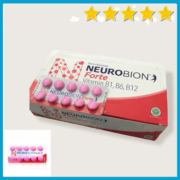 Neurobion Forte 1 Strip 10 Kaplet | Atasi Kebas Kesemutan Vitamin B ...