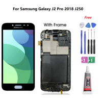 จอ LCD สำหรับ Samsung Galaxy J250 J2 Pro 2018 J250F J250H จอแสดงผล LCD พร้อมจอแสดงผล Touch Screen Digitizer Assembly ชุดเปลี่ยนชิ้นส่วน