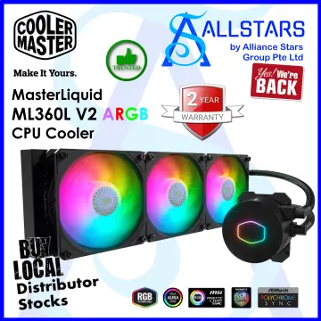 Water Cooling Masterliquid Ml360l V2 Black Argb Cooler Master