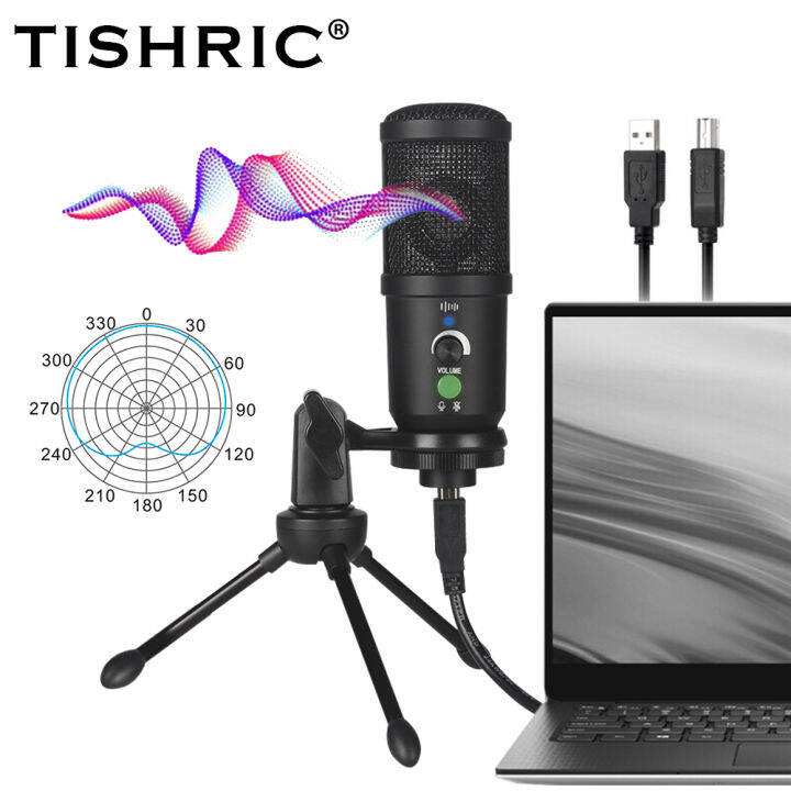 BM66 Professional Condenser Microphone Gaming Mic Stand Karaoke Recording Usb Microphone For