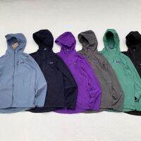 ชุดกีฬา Patagonia 6สีเสื้อคลุมบางๆผิวป้องกันแสงแดดน้ำหนักเบามากพกพาแห้งเร็วระบายอากาศได้