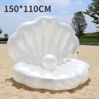 PVC Floating Pad Shell Inflatable Floating Row Swimming Deck Chair Surfboard Mount Mermaid Water Supplies Inflatable Floating Bed