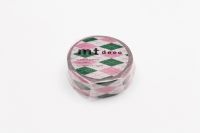 mt masking tape argyle pink (MT01D444) / เทปตกแต่งวาชิ ลาย argyle pink แบรนด์ mt masking tape จากประเทศญี่ปุ่น