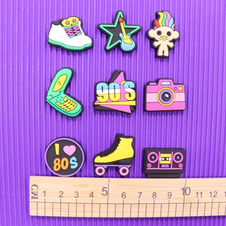 new-1pcs-camera-tape-cell-phone-shoe-charms-accessories-pvc-sandals-shoe-buckle-fit-children-backpack-croc-jibz