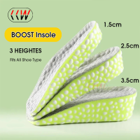 CCW 1คู่ Insoles สำหรับรองเท้าระบายอากาศเพิ่มความสูงส้นแทรก Pad เบาะ U Nisex ความสูงเพิ่มพื้นรองเท้าเพิ่มผู้ชายผู้หญิงรองเท้ารองเท้าผ้าใบ