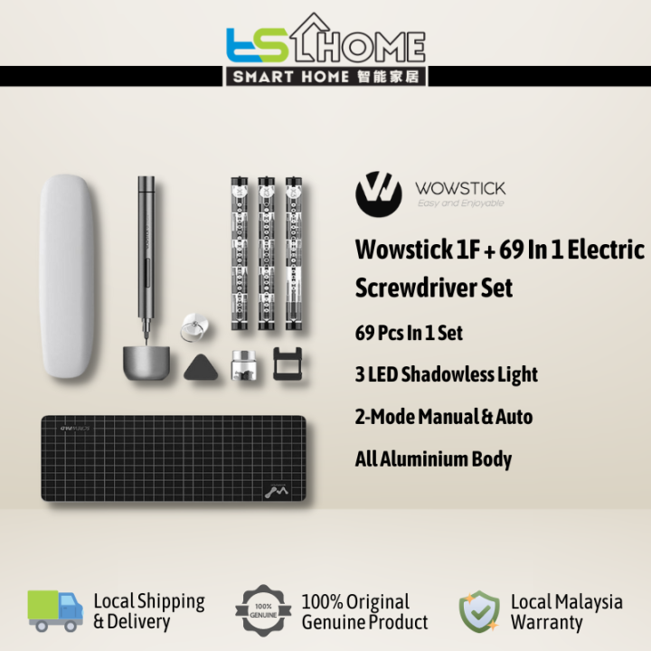 Wowstick 1F+ 69 in 1 Electric Screwdriver Set 1F Plus Dual Power Lazada