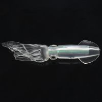 25Pcs Glow Luminous Silicone Squid Lures Soft Squid Skirt Bait Artificial Lure for Saltwater Fishing