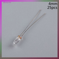 Banyan 25PCS 5mm 4mm 3mm CLEAR 12V หลอดไฟขนาดเล็กของหลอดไฟข้าวสาลีสวิทช์ปุ่มหลอดไฟ