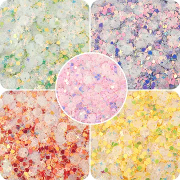 20g Silver Cup Sequin 6mm Flat Round PVC loose Sequins For Crafts Sewing  Decoration 1200pcs DIY