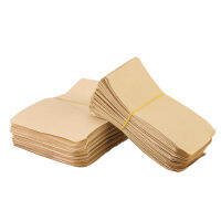 100Pcs Brown Kraft Seed Bag Breeding Bag Is Used to Store Seeds, Small Parts, Coins, Jewelry, Etc. (About 6X11 cm)