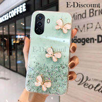 เคสโทรศัพท์ใหม่สำหรับ Huawei Nova Y71 ฝา ประกายดาวดวงจันทร์ซิลิโคนนิ่มใสรูปผีเสื้อกันการตกสำหรับ Huawei Nova Y71 Y70 เคส