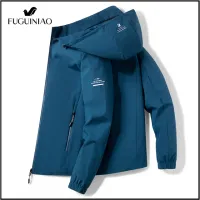 Fuguiniao/fgnแจ็คเก็ตใส่ได้สองด้านผู้ชาย