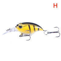 Laogeliang Crankbait เหยื่อล่อ6ซม.-6.2ก. ตะขอคุณภาพสูง10สีเหยื่อปลอมแบบแข็ง