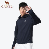 Cameljeans เสื้อผ้ากันแดดกลางแจ้งสำหรับผู้ชายแจ็กเก็ตไหมน้ำแข็งกันรังสีอัลตราไวโอเลตป้องกันไวนิลกันลม