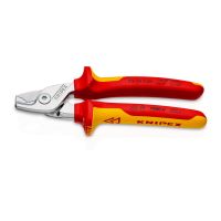 KNIPEX StepCut Cable Shears w/step cut VDE 160 mm กรรไกรตัดสายไฟ VDE 160 มม. รุ่น 9516160